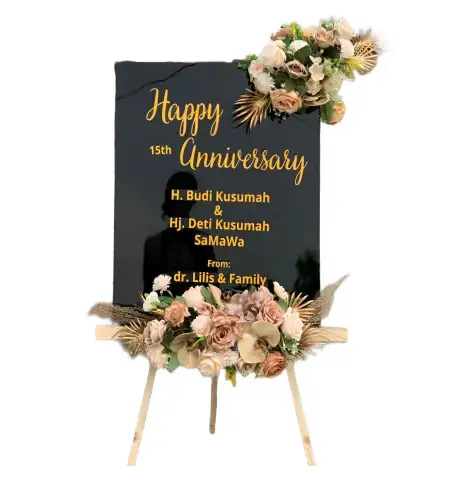 Papan Bunga Akrilik Padang Temu