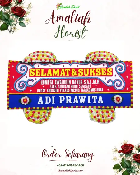 Papan Bunga Ucapan Selamat Padang Temu
